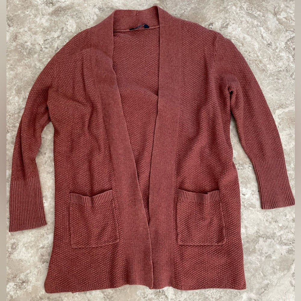 Denver Hayes Rust Open Cardigan - Picture 1 of 2